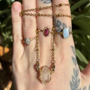 Herk diamond interchangeable necklace